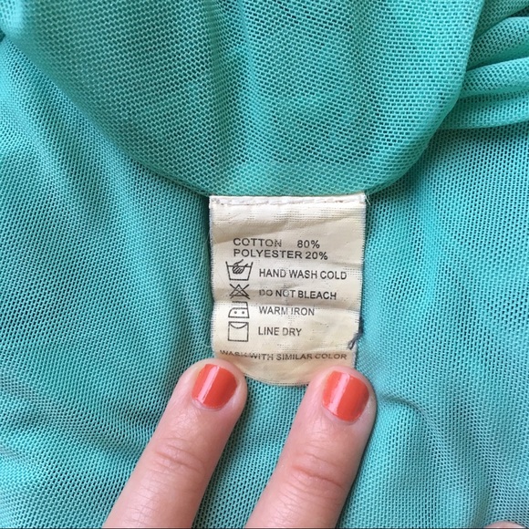 Yedina Mesh Swing Dress with Applique Detail (S) - Picture 7 of 7